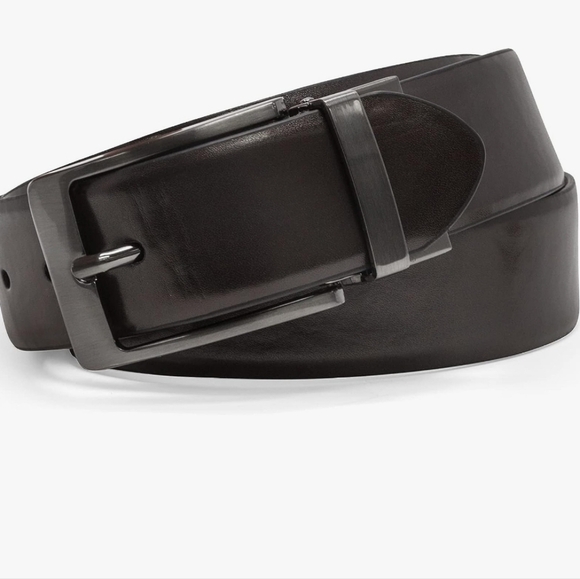 Steve Madden Men's Dress Casual Every Day Leather Belt - Picture 3 of 7